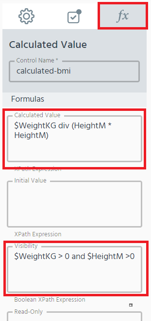 calculated formulas