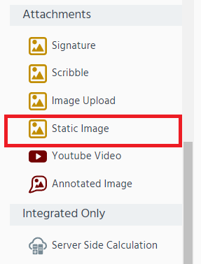 building block designer static image control